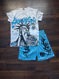Blue New York statue of liberty outfit